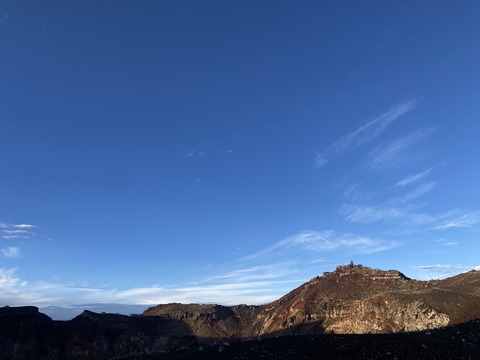 8月7日剣ケ峯方向
