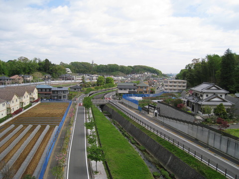 南の大橋の上から