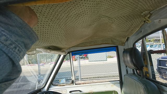 ミニキャブトラック 天井張り替え 車 バイクのキズ修理 板金塗装 全塗装 トラック架装 施工例 愛媛県松山市ナップファクトリー