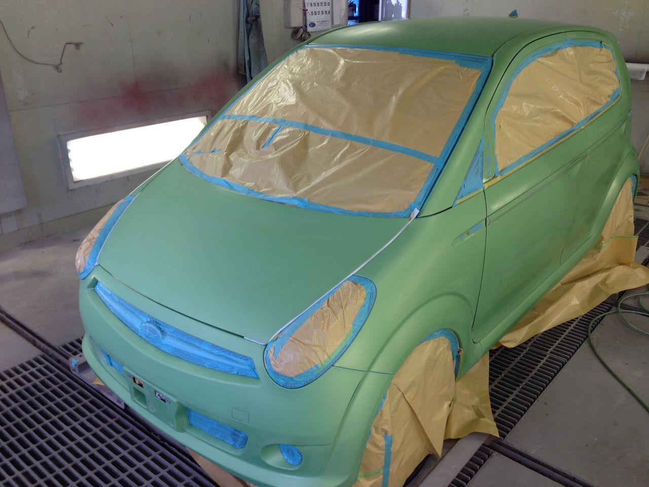 ｒ2全塗装 車 バイクのキズ修理 板金塗装 全塗装 トラック架装 施工例 愛媛県松山市ナップファクトリー