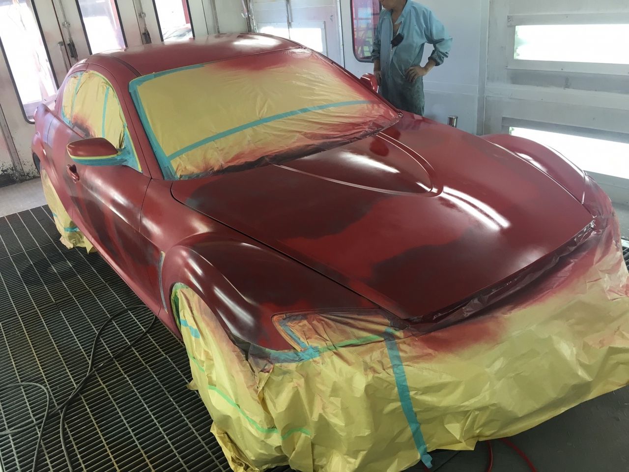 Rx 8 全塗装 エアロ取り付け ご依頼です 車 バイクのキズ修理 板金塗装 全塗装 トラック架装 施工例 愛媛県松山市ナップファクトリー Rx 8 全塗装 エアロ取り付け ご依頼です 車 バイクのキズ修理 板金塗装 全塗装 トラック架装 施工例 愛媛県松山市ナップファクトリー