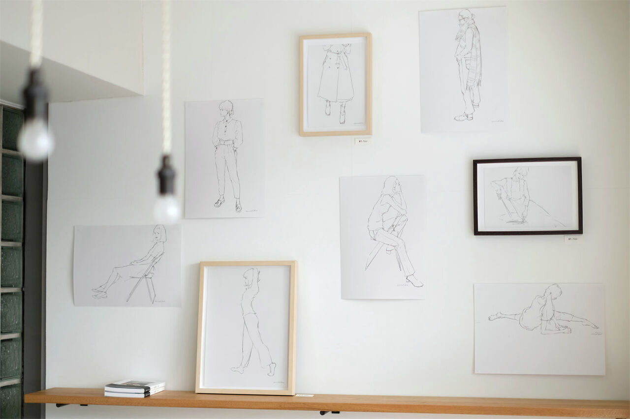 詩とデッサン」展示風景 : Norichika Kitamura's work