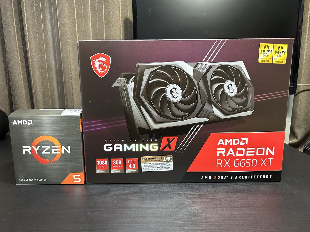 自作PCのCPUとグラボを交換する【Ryzen 5 5600X & RADEON RX6650XT 