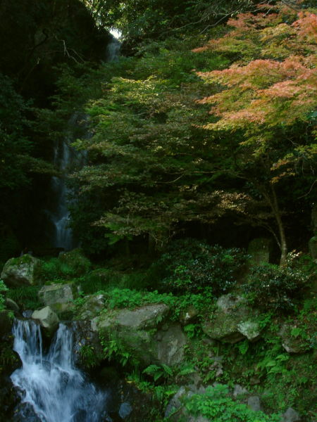 滝と紅葉26
