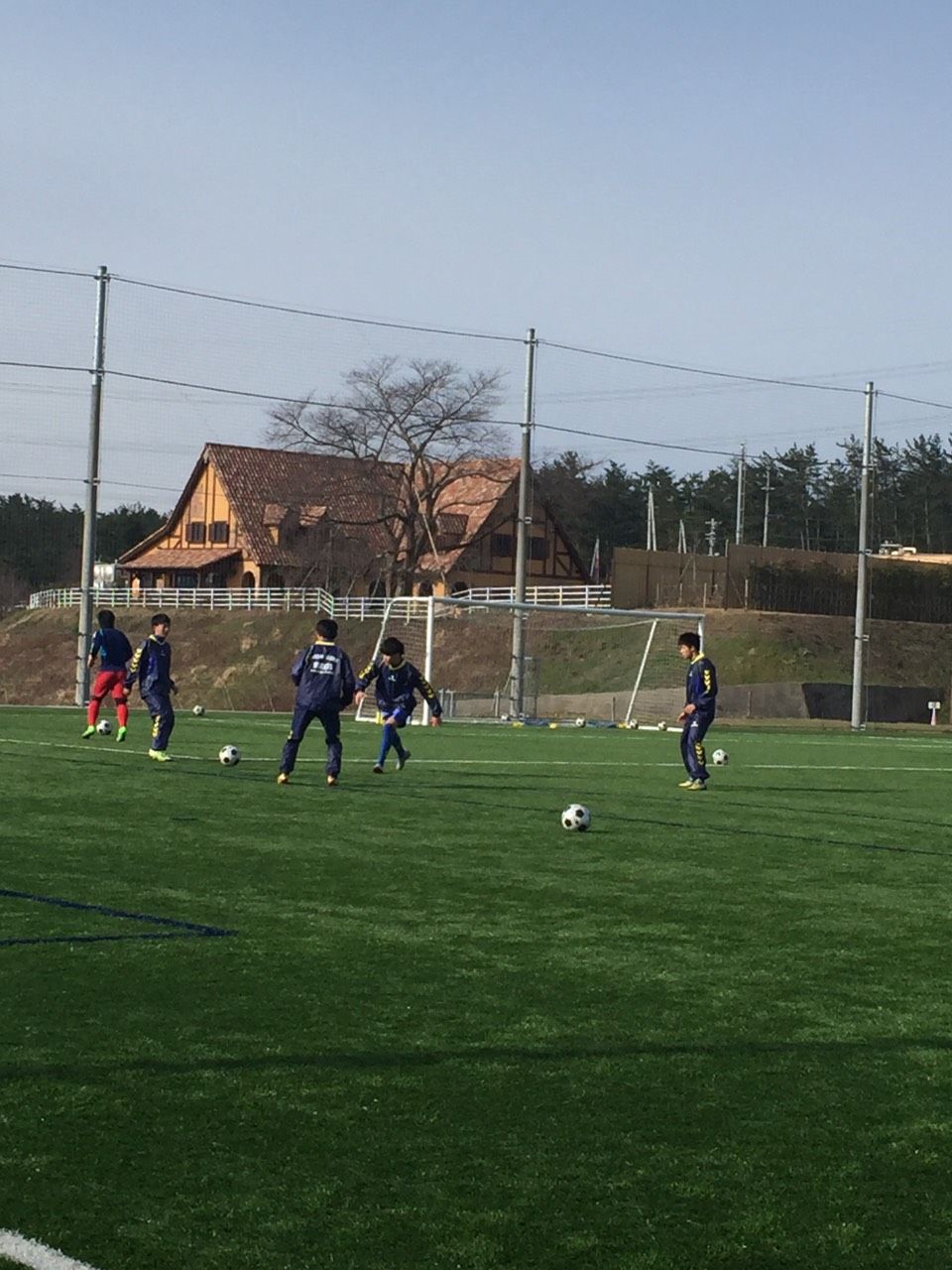 ３月１３日練習試合 富山国際 小松市立 新潟産大付属高等学校サッカー部