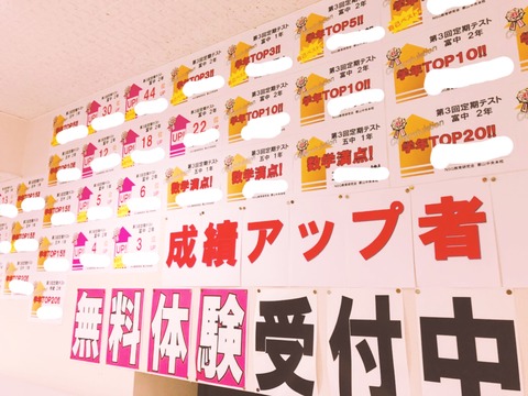 ブログ記事　成績UP　写真