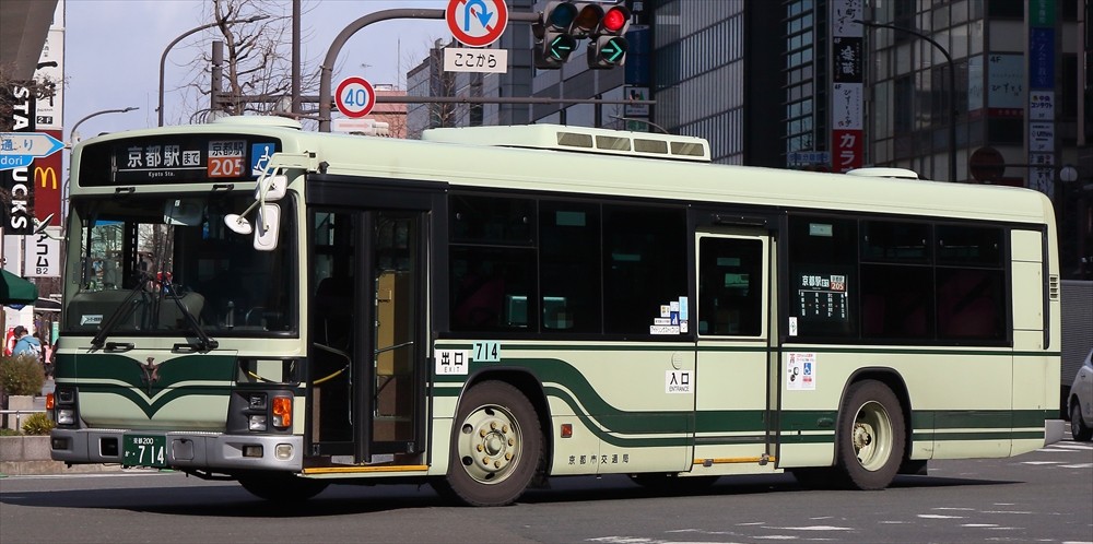 バスの世界へ	  京都市交通局 京都200か714	コメント