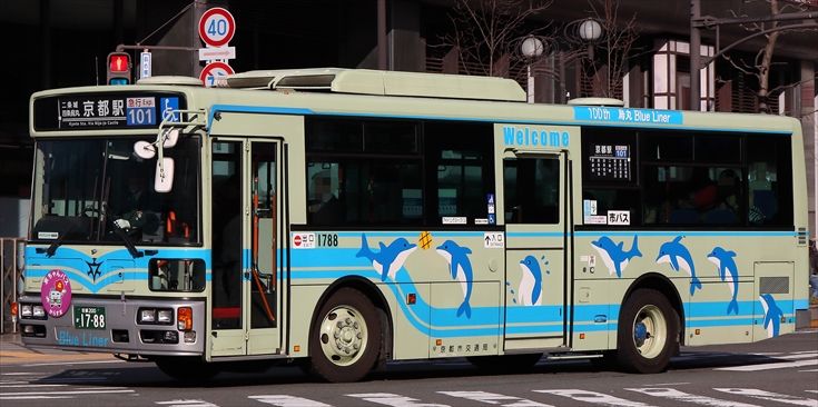 京都市交通局 京都0か17 バスの世界へ