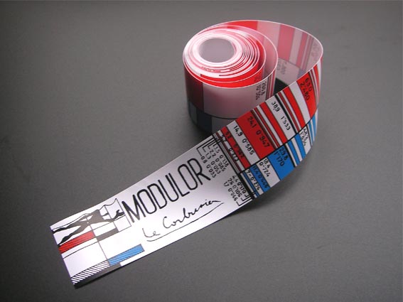 ル・コルビュジェ MODULOR RULE モジュロール メジャー 巻尺 ル・コルビュジェ モデュロール巻尺 MODULOR RULE Le Corbusier