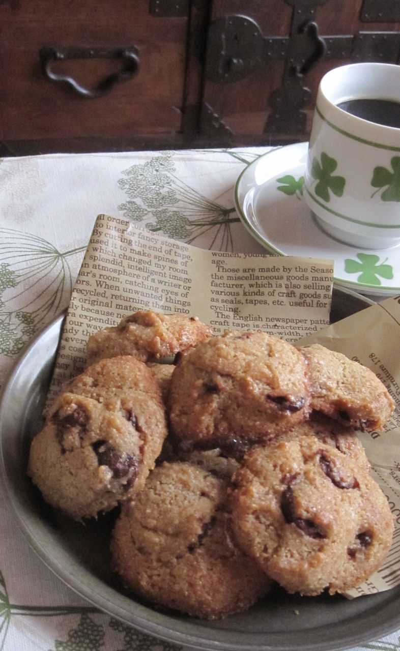 ザクザク全粒粉チョコチップクッキー Cafe Lusikka おうちで作るゆるカフェごはんレシピ