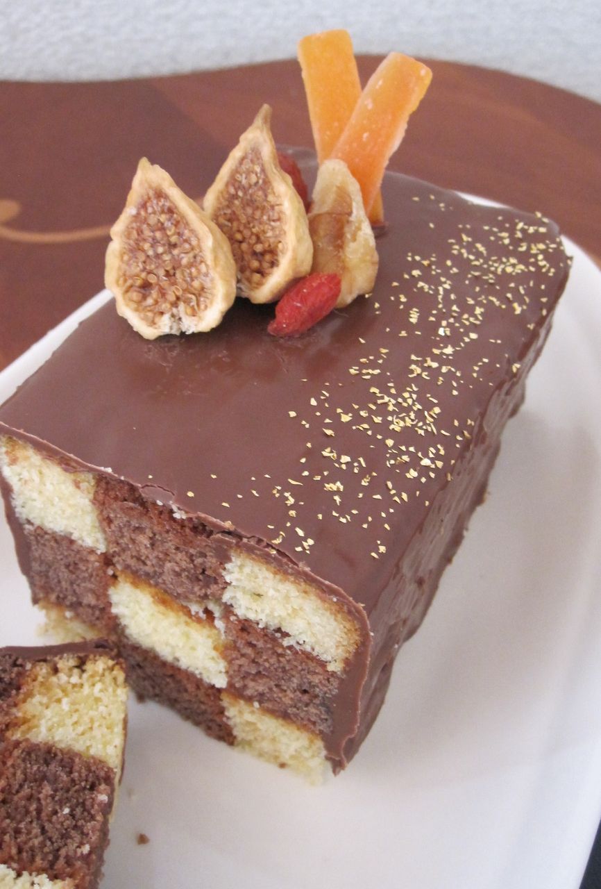 市松模様のチョコケーキ サン セバスチャン Cafe Lusikka おうちで作るゆるカフェごはんレシピ