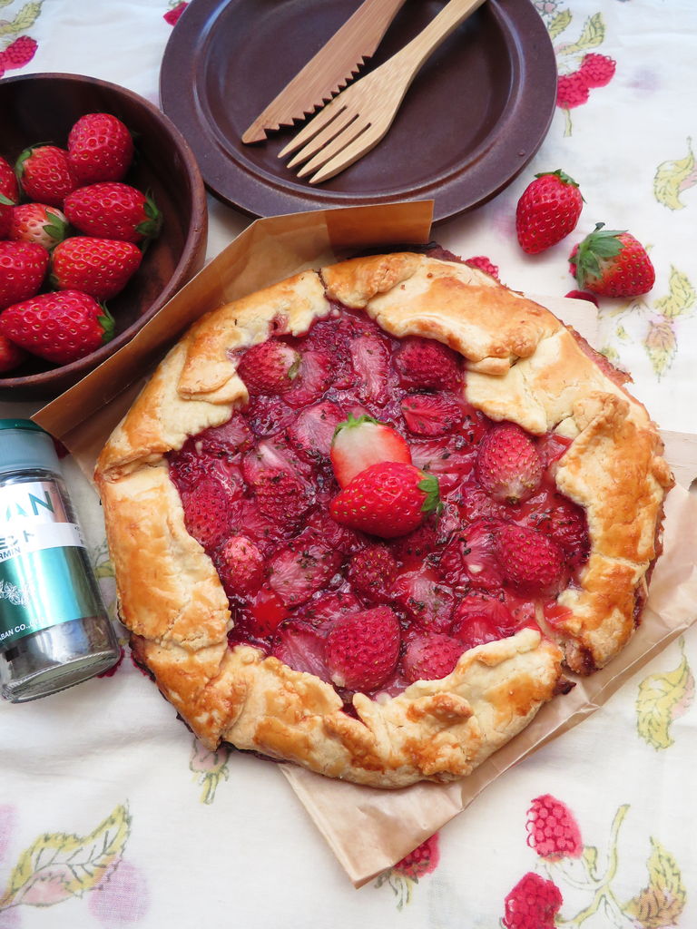 バレンタインレシピ ペパーミント ストロベリーガレット Gabanペパーミント使用 Cafe Lusikka