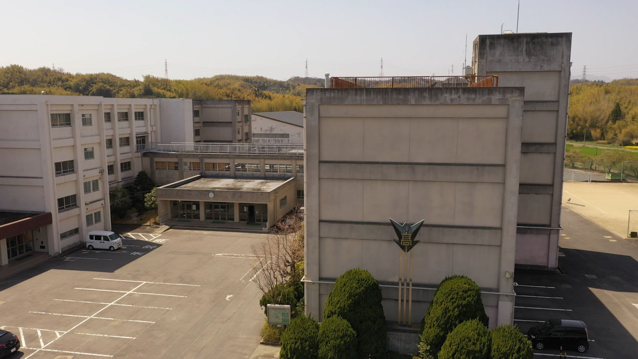 桑名北高校の空撮動画を撮影しました 株式会社ｎｔジオテック中部 スタッフブログ