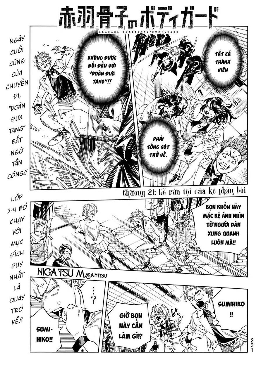 Vệ Sĩ Của Akabane Honeko Chapter 21 - 1