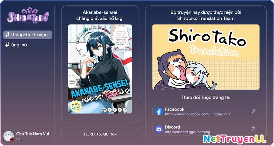 Akanabe-Sensei Chẳng Biết Xấu Hổ Là Gì Chapter 14 - Trang 2
