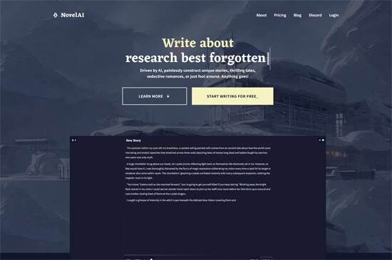 自動CG作成サイトNovel AIは