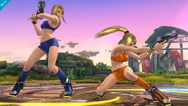 スマブラ3ds Wiiu ゼロスーツサムスの露出度up 担当デザイナーさんお疲れ様です ニンテン通信