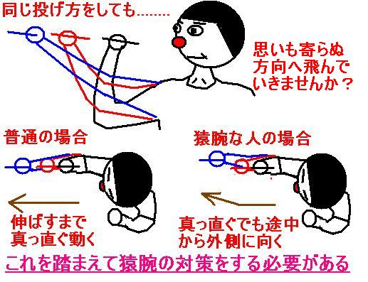 コラム 猿腕対策 意識を変えてみよう 温泉ダーツ 晴れたり曇ったり