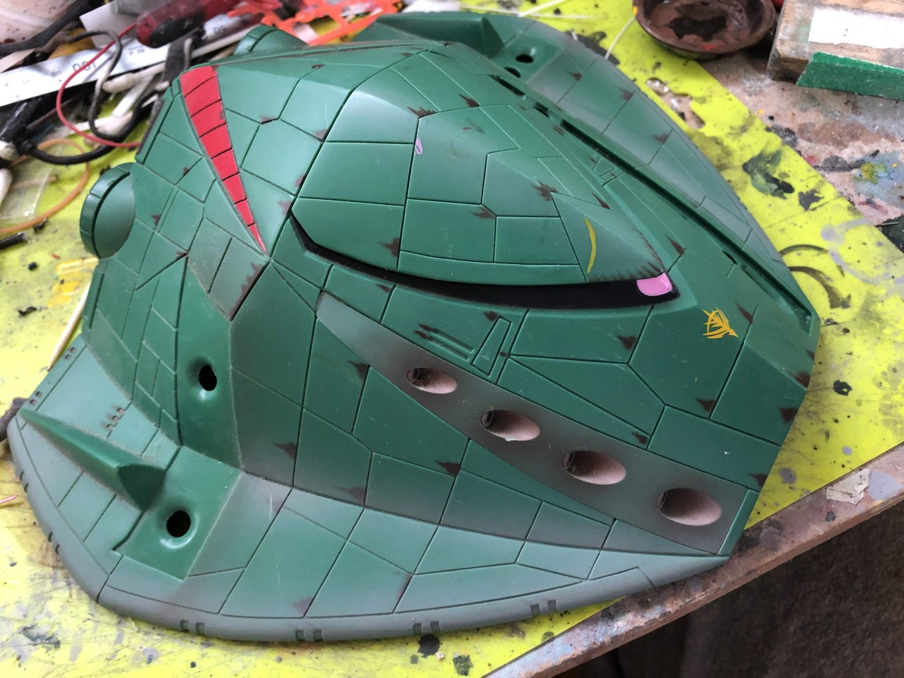 MIAビグロ製作記その2 スジボリを埋めよういや埋めない : 戦争の子犬たち