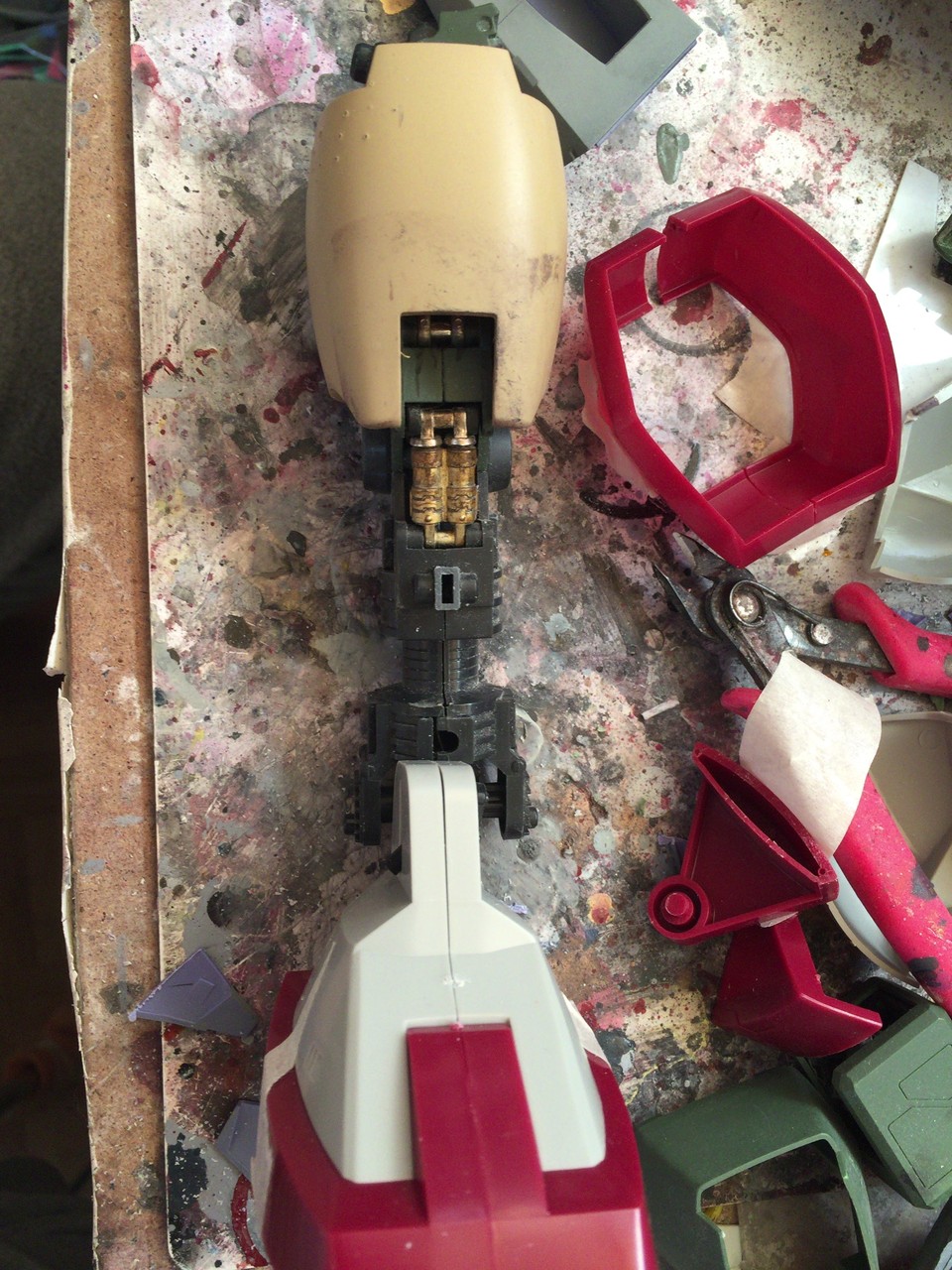 1/48ブロックヘッド製作記その2 仮組レビュー : 戦争の子犬たち