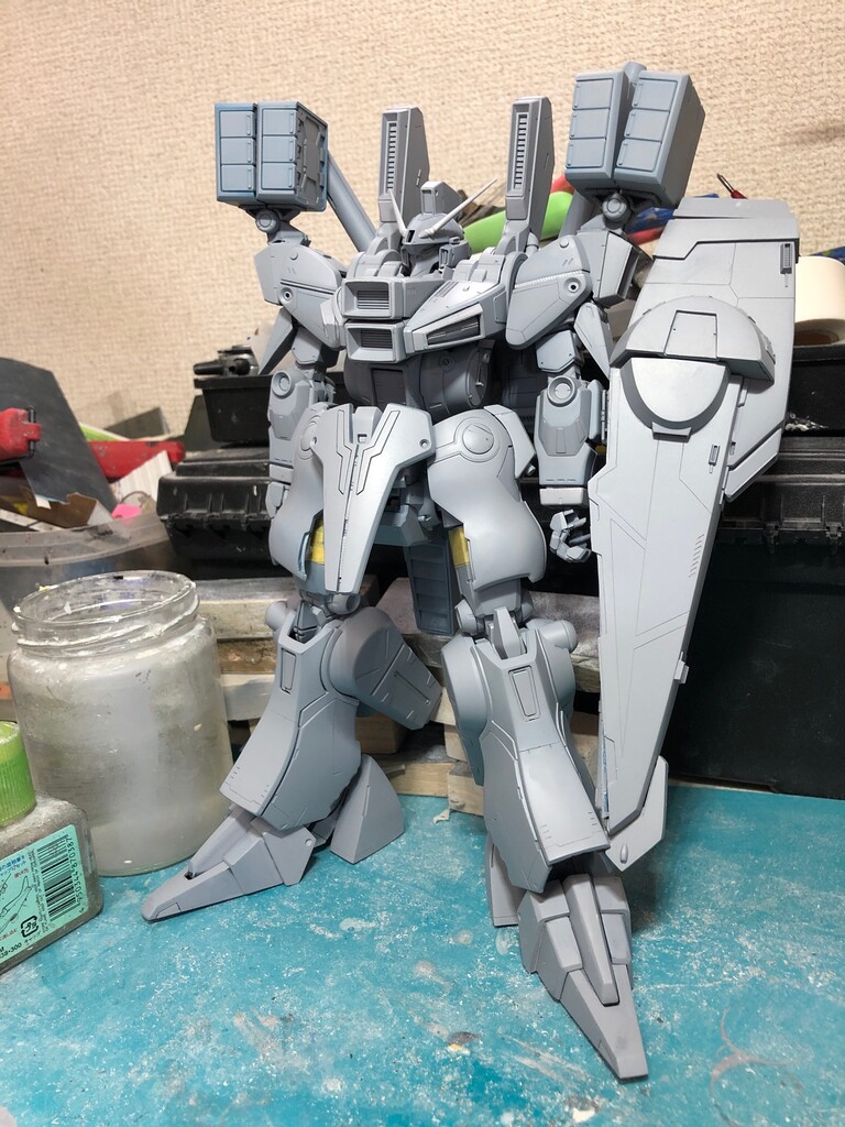 Mgガンダムｍk V製作記その 塗装前 戦争の子犬たち