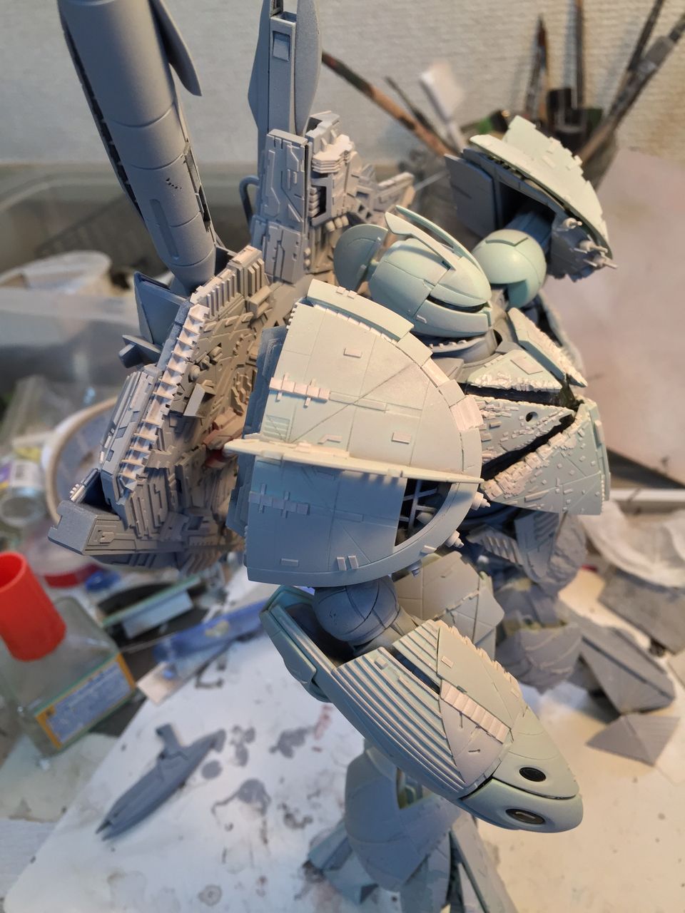 MGターンX 製作 その25 サフ : 戦争の子犬たち