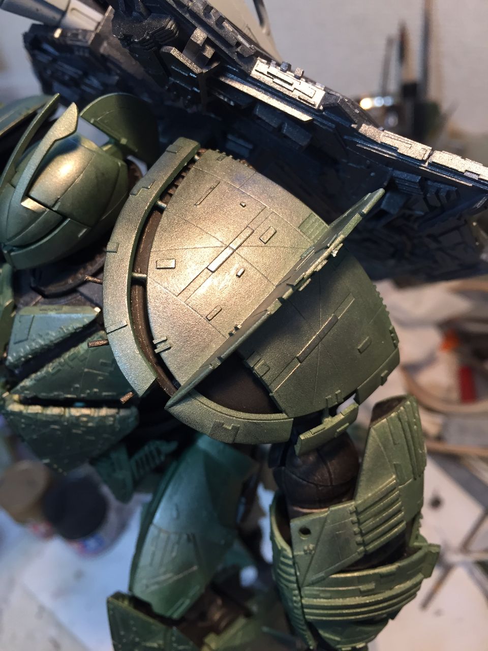 Mgターンｘ 製作 その27 塗装ちょいちょいやってます 戦争の子犬たち