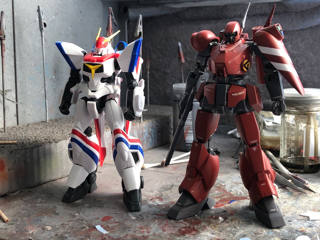1/144ドラグナー製作記 表面処理 : 戦争の子犬たち
