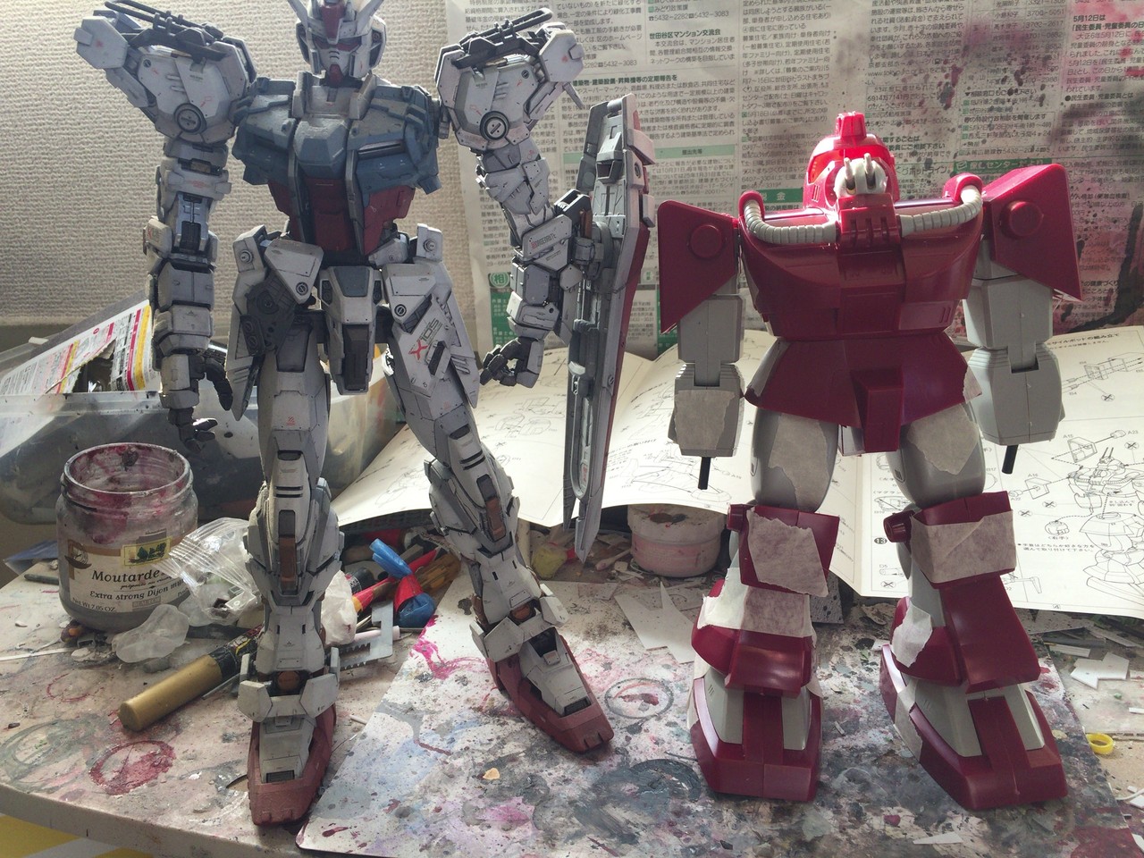 1/48ブロックヘッド製作記その2 仮組レビュー : 戦争の子犬たち