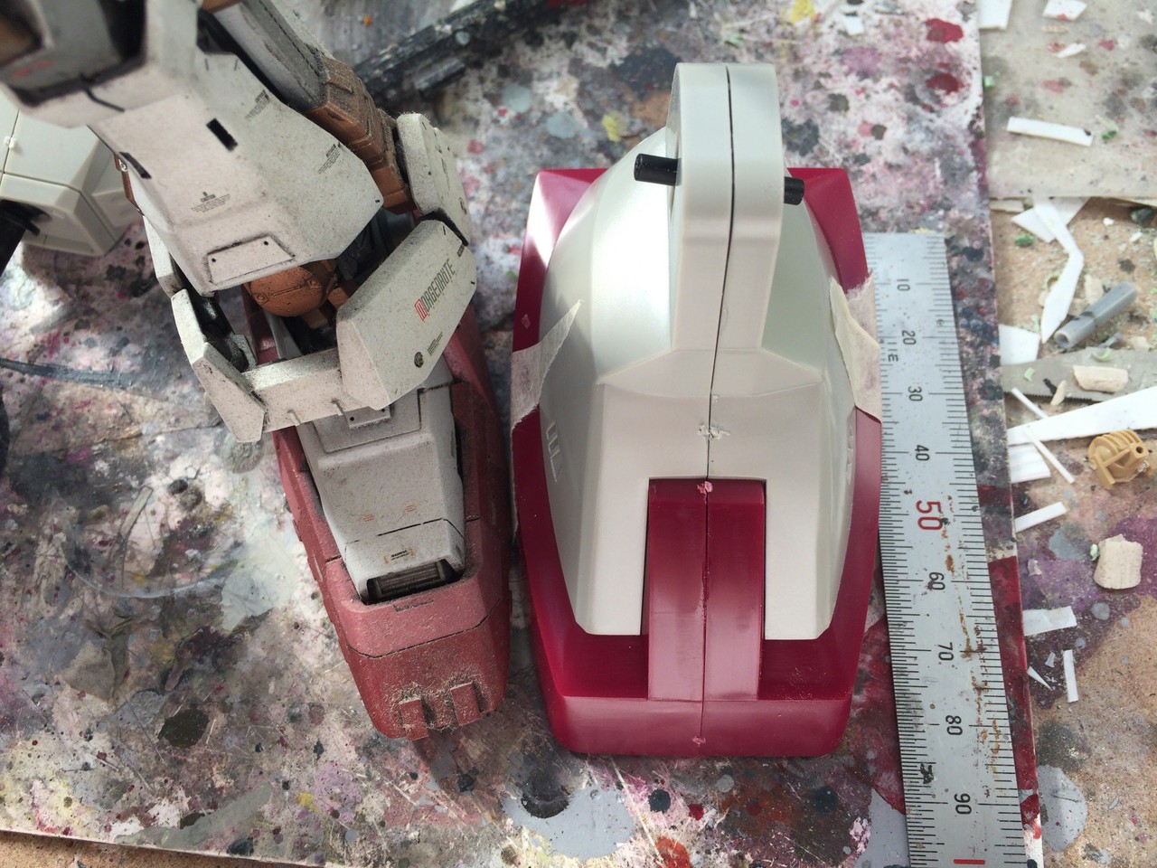 1/48ブロックヘッド製作記その2 仮組レビュー : 戦争の子犬たち 1/48ブロックヘッド製作記その2 仮組レビュー : 戦争の子犬たち
