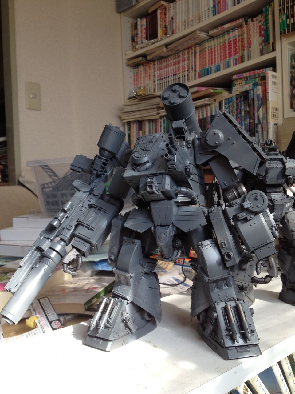 1/48アイアンフット（スクラッチ）製作記その25基本塗装 : 戦争の子犬たち