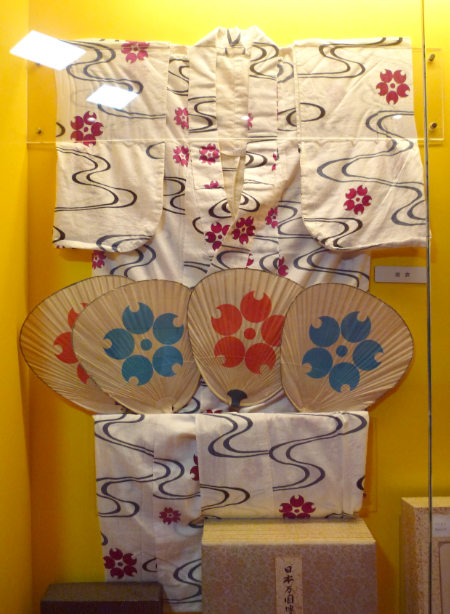 浴衣と団扇