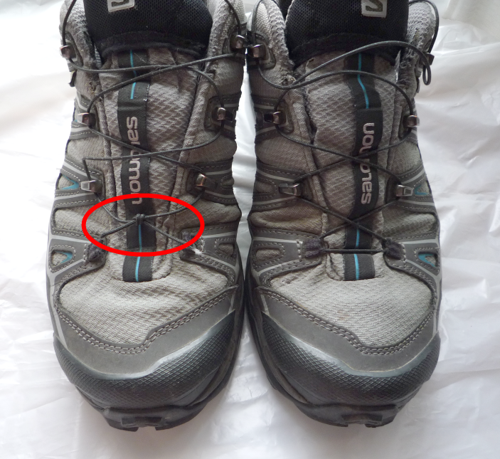 Salomon サロモンの靴ひも Quicklace が切れたら わたしの図書館
