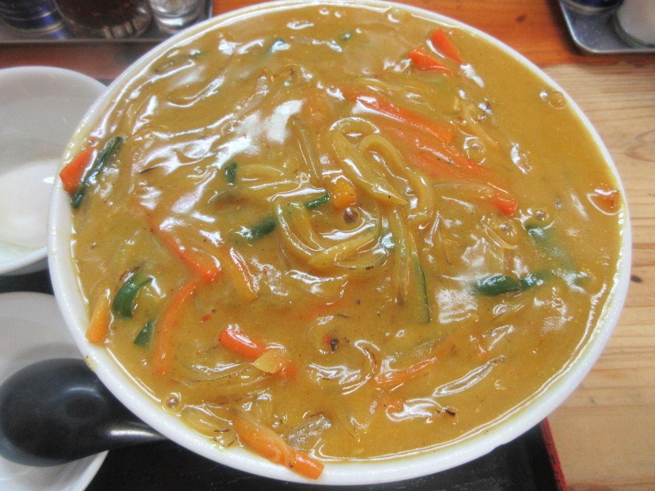 ラーメンミート ＠ 小島新田 ［カレーラーメン丼］ : なっくの食べたり  