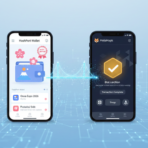 HashPort Walletで「スワップが進まない」トラブル