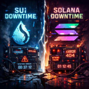 SuiとSolanaのダウンタイム比較