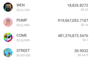 memecoins on Core chain $COME $PUMP $WEN