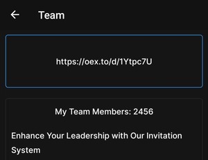 OEX App Referral program