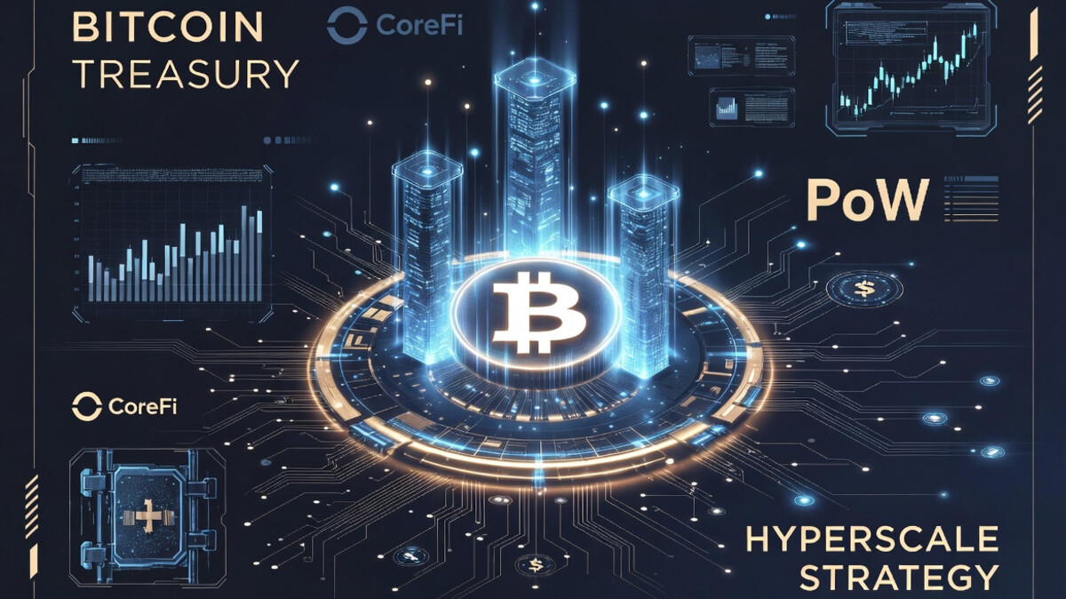 本質的な安全性を備えたビットコイントレジャリー戦略の未来 - Hyperscale Dataが示す垂直統合とCoreFiの新時代