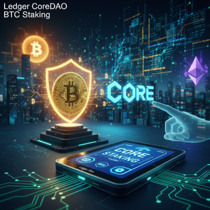 Ledger Flexを使ったCoreステーキング手順図