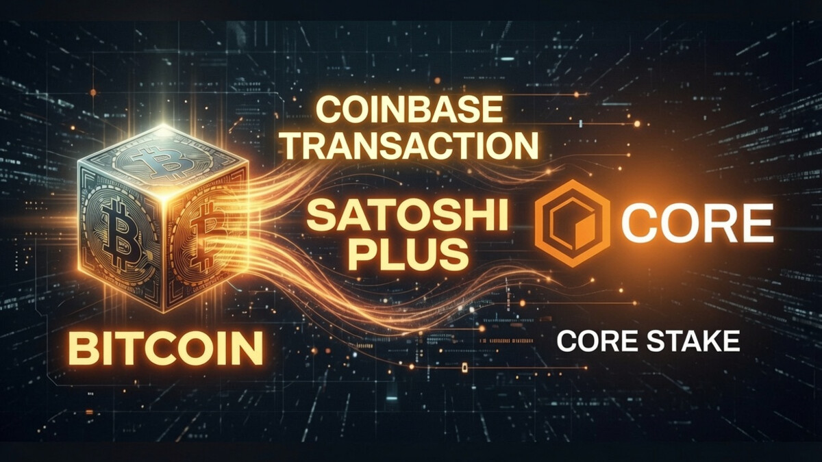 CoinbaseトランザクションはBitcoinのマイニングブロックとCoreDAOのコンセンサスアルゴリズム「Satoshi Plus」を繋ぐ鍵