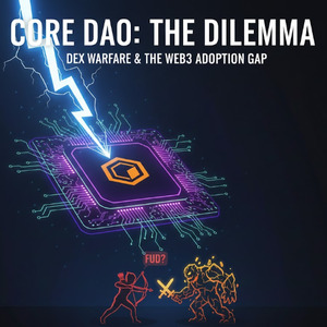 Core DAOエコシステムで起きたDEXの泥仕合（ArcherSwap FUD）を徹底分析。Satoshi Plusの技術的理想と市場の現実とのギャップを指摘し、古参Core信奉者の「技術のジレンマ」とWeb3採用の壁を考察。