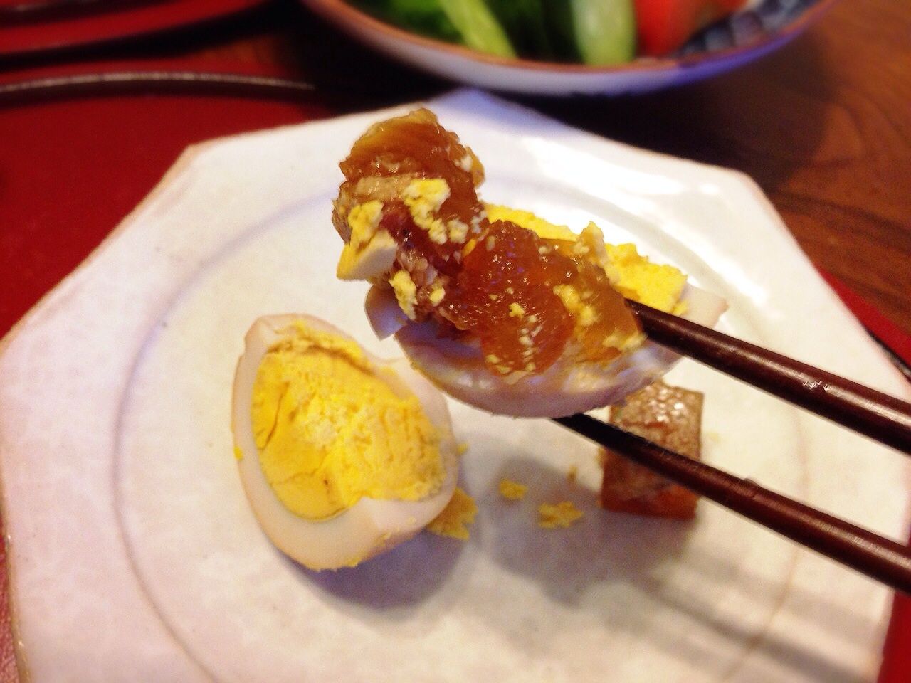 手羽先煮物の残り汁でぷるぷる煮こごり ぬくぬくぱくり