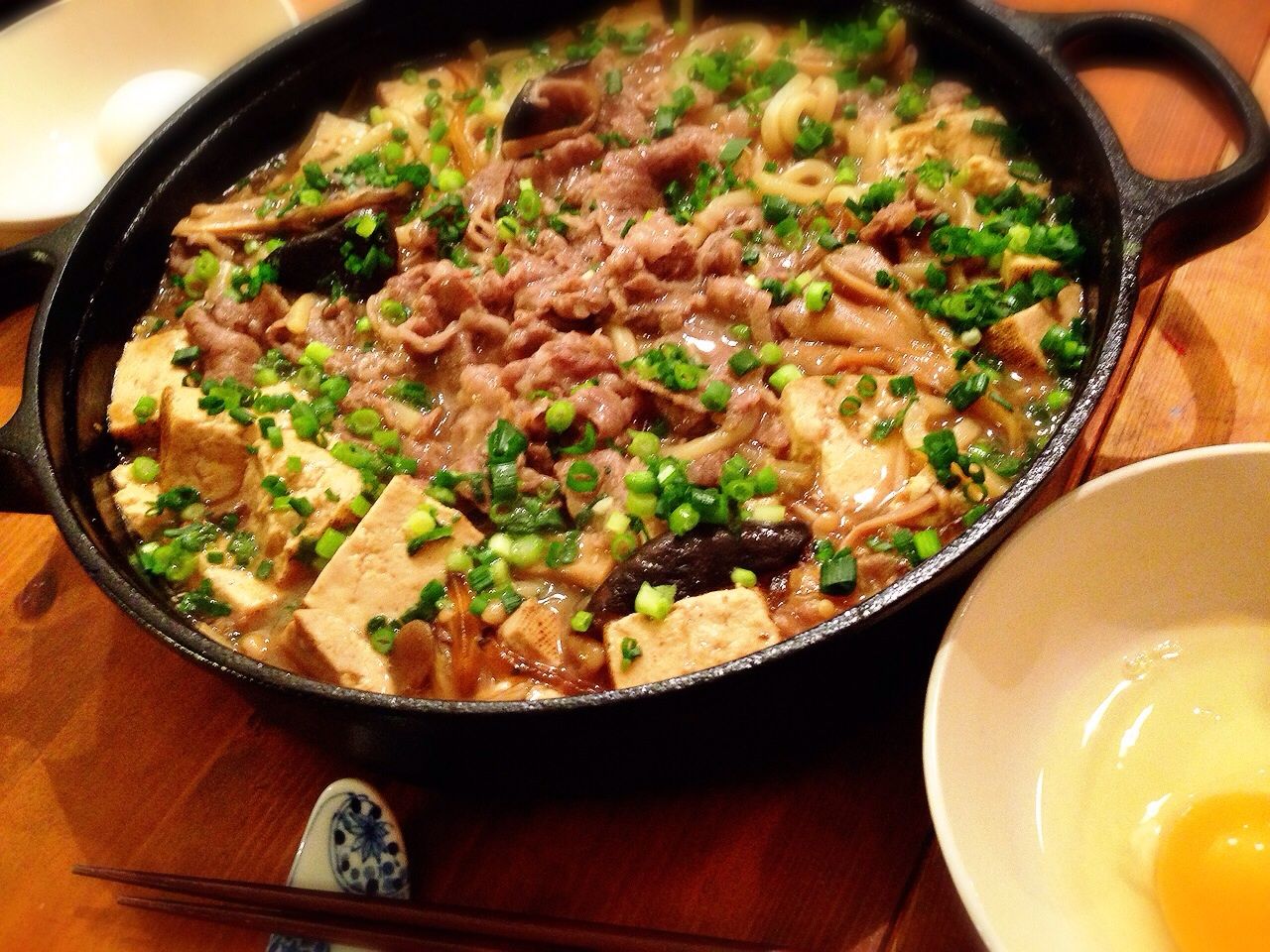 すき焼きうどん ぬくぬくぱくり