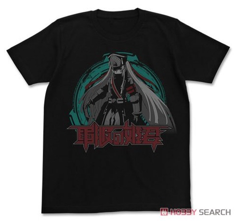 ReCREATORS 軍服の姫君 Tシャツ BLACK