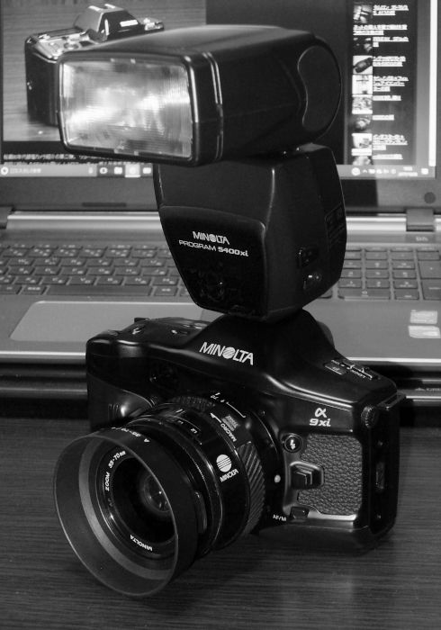 ミノルタ　minolta α9xi　3レンズ　フラッシュ　一眼レフセット カメラ今昔物語 【ミノルタ α9xi 編】