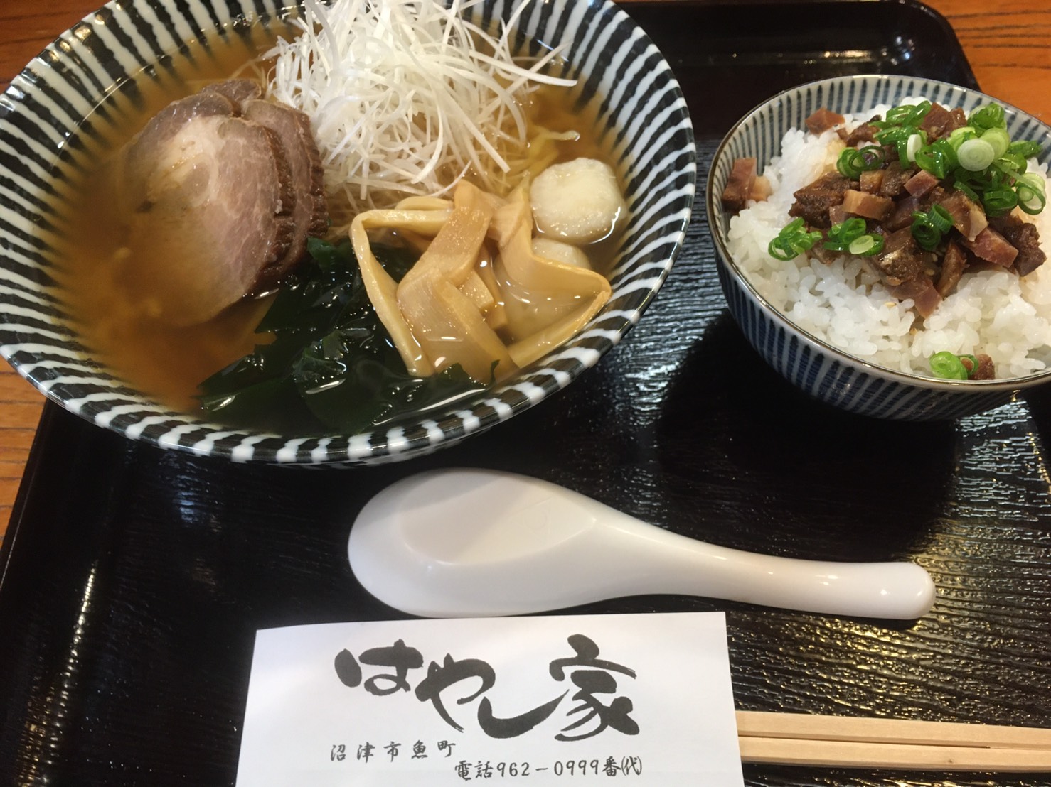 ぬまつーグルメ 天ぷらやうなぎのはやし家で食べる極みだし醤油らーめん うわさの澄んでるスープは最高にやさしい 静岡新聞sbs アットエス