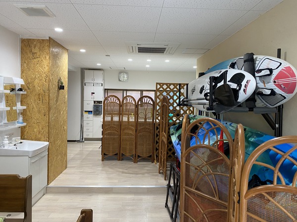 inside