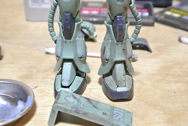 Rg 1 144 Ms 06f 量産型ザク その ウェザリングに挑戦 Lego Blog 沼怪人のレゴレポート Rg 1 144 Ms 06f 量産型ザク その ウェザリングに挑戦 Lego Blog 沼怪人のレゴレポート