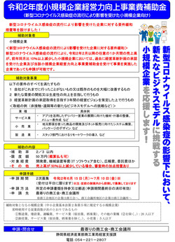 0_補助金チラシ（コロナ影響事業者）２次募集（県提供）